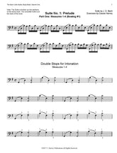 The Bach Cello Suite No. 1 Study Book Sample Page 1